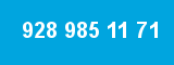 928 985 11 71 928 985 11 71